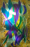 fused glass window